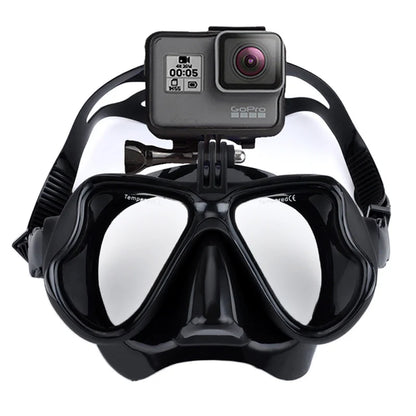 Camera Diving Mask Swimming Goggles Snorkel Scuba Diving  Camera Holder mount For GoPro