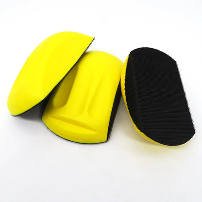 PU Foam Hand Sanding Pad - Sandpaper Backing Holder for Polishing and Grinding