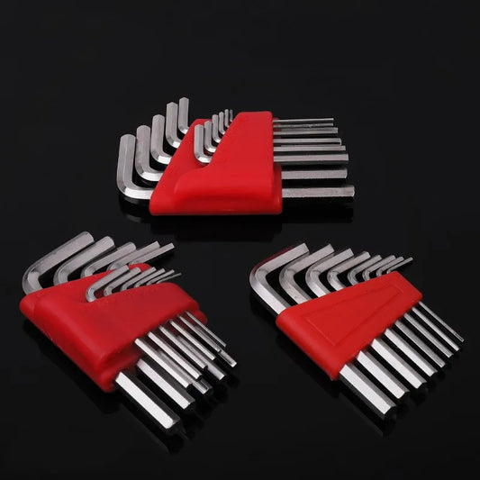 Allen Wrench Set - Metric & Inch, Short Arm 5/8/11 Pcs