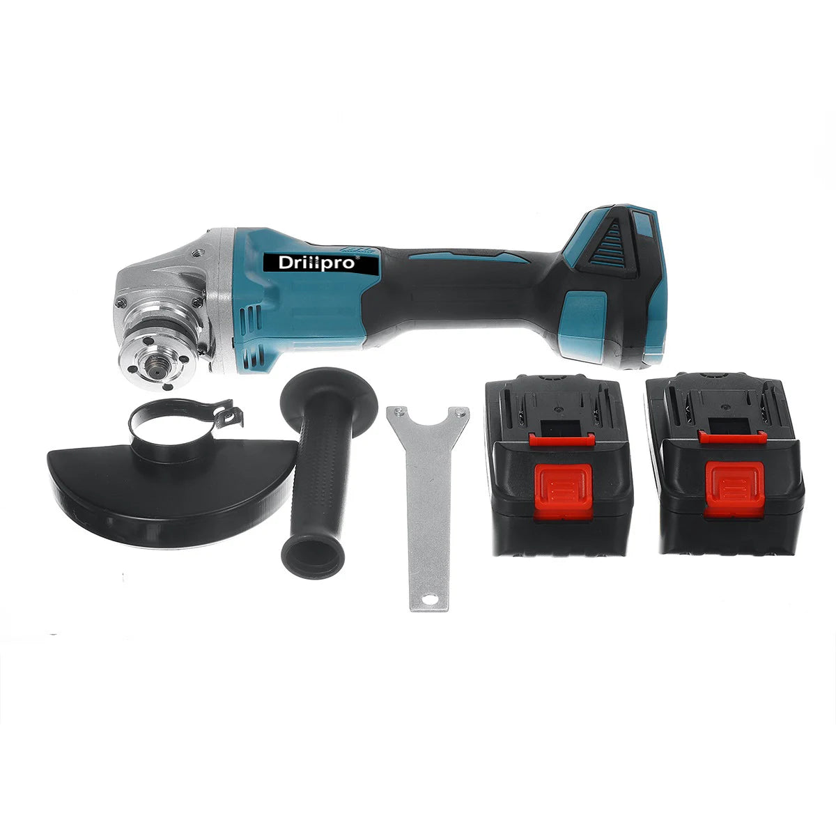 Drillpro 125MM M14 Brushless Electric Angle Grinder - Compatible with Makita 18V Battery