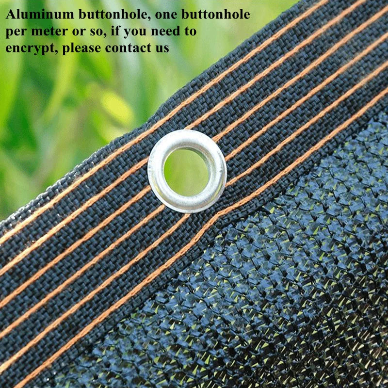 Black Anti-UV HDPE Sunshade Net - Outdoor Shade Protection