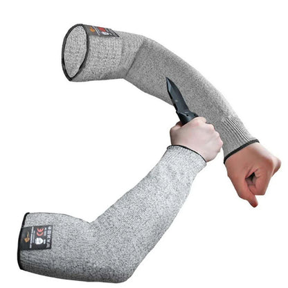 Level 5 HPPE Cut Resistant Arm Sleeve - Anti-Puncture Work Protection Cover