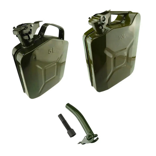 5L Stainless Steel Fuel Tank - Jerry Can with Sealed Design and Fuel Funnel