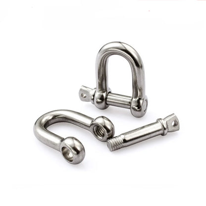 Stainless Steel Straight D Shackles - Boat Rigging Hardware