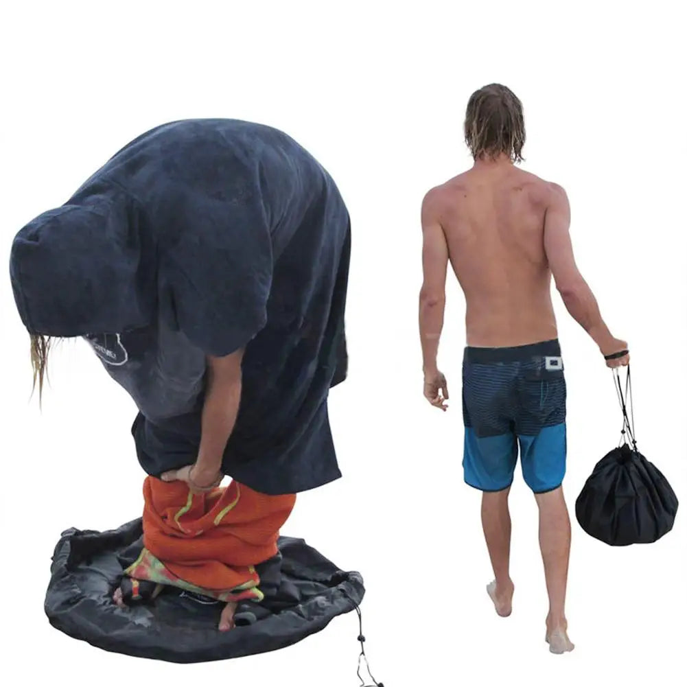 Waterproof Wetsuit Changing Mat & Storage Bag - Beach, Surf, Diving Suit Carry Pack