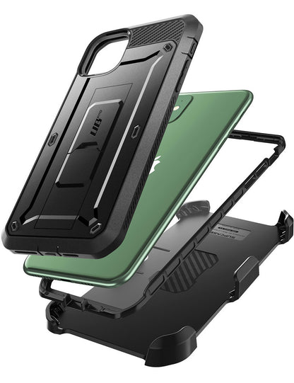 SUPCASE UB Pro Full-Body Rugged Holster Case for iPhone 11 (6.1'') - Built-in Screen Protector & Kickstand