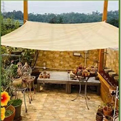 90% Sunshade HDPE Beige Sunshine Net Garden Plant Shadow Sail UV Proof Canopy Outdoor Sunshade Swimming Pool Sunshade