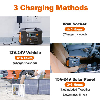 Portable Power Station 200W (Emergency Supply Battery)