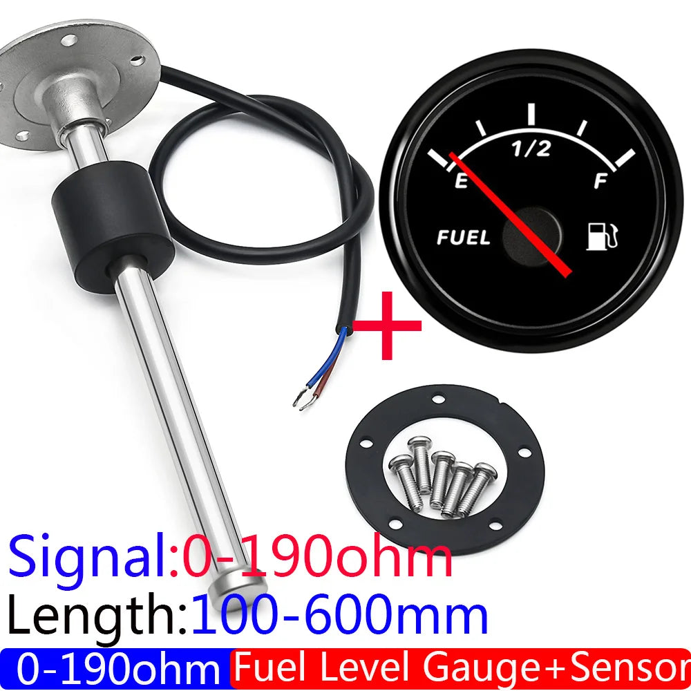 Fuel Level Gauge with Sensor for Boat