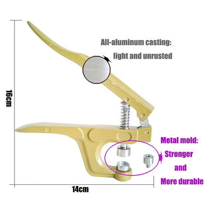 Metal Snap Fasteners Button Kits with Installation Pliers: Essential Sewing Accessories for Clothing and Craft Projects