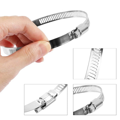 5/10pcs 8 to 152mm 304 Stainless Steel Adjustable Drive Hose Clamp