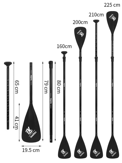 Aluminum SUP Paddle - Single & Double Way Paddle for Kayak and Surf KOETSU