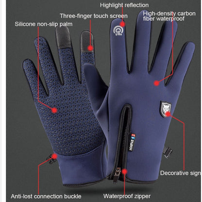 Youpin Winter Thermal Gloves - Waterproof, Windproof, Full Finger Touch Screen Gloves for Outdoor Sports