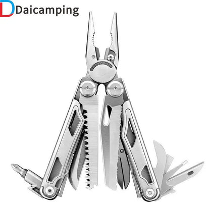 Multifunctional EDC Folding Knife – Clip Pliers, Scissors, Saw, Multitools for Camping & Survival