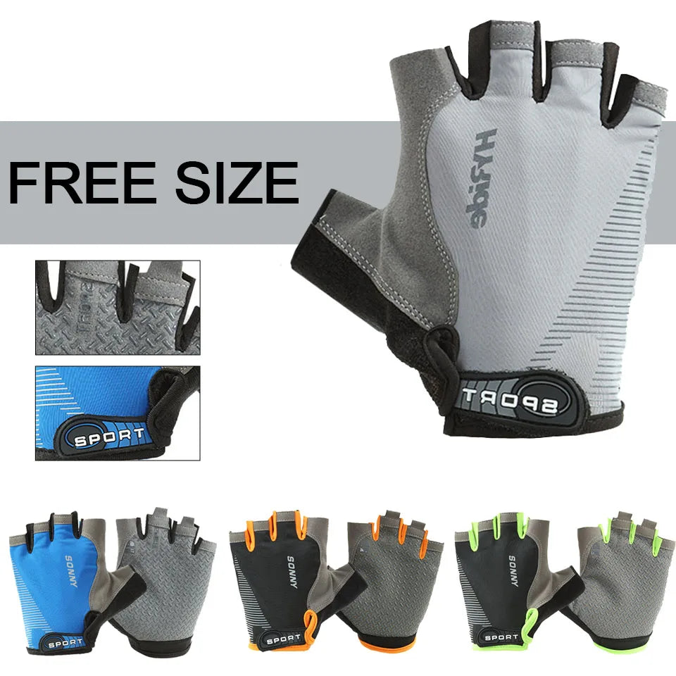 Sun Protection Ice Silk Gloves - Anti-Slip Breathable Anti-UV Sports Gloves