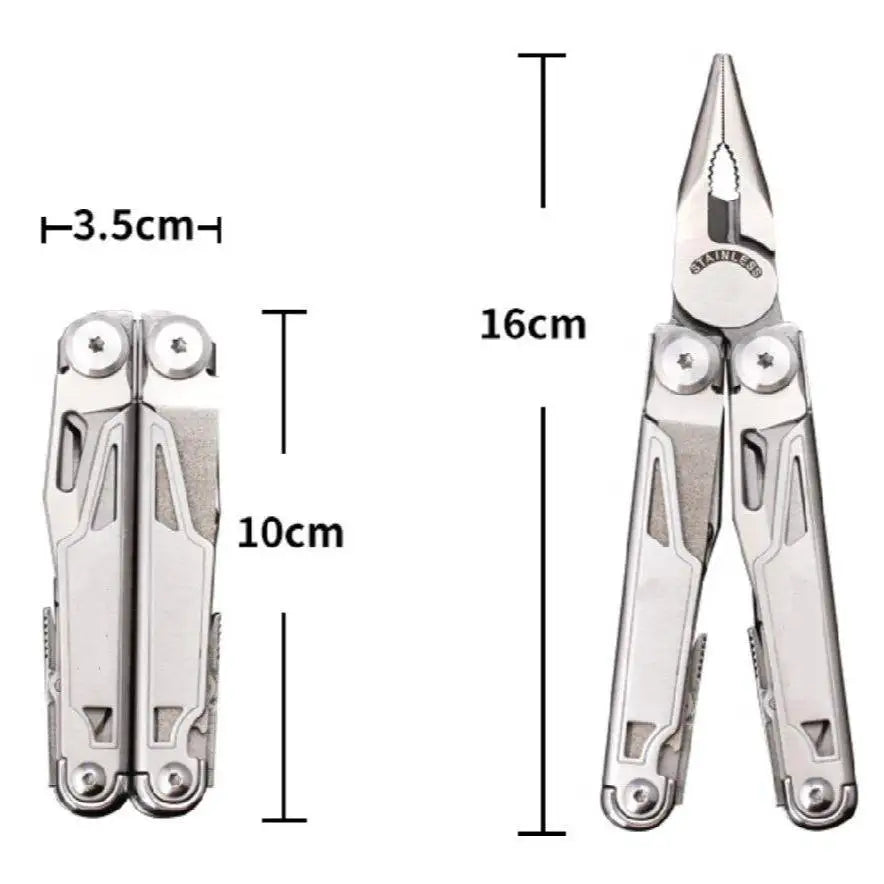 Multifunctional EDC Folding Knife – Clip Pliers, Scissors, Saw, Multitools for Camping & Survival