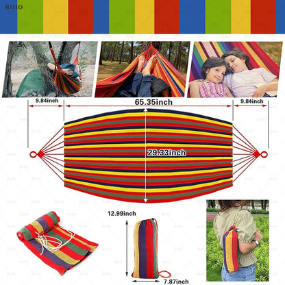 Canvas Camping Hammock with Bag