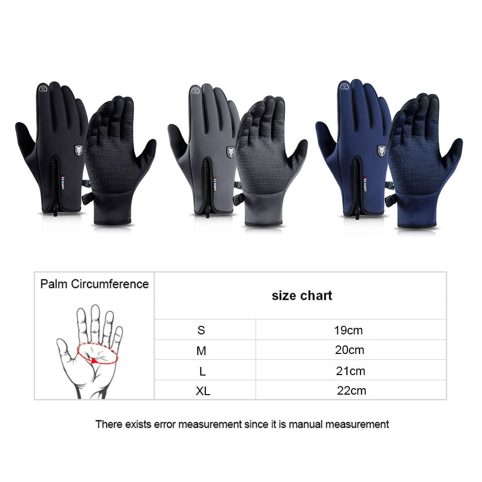 Youpin Winter Thermal Gloves - Waterproof, Windproof, Full Finger Touch Screen Gloves for Outdoor Sports