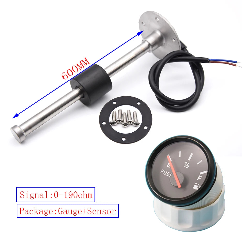 Fuel Level Gauge with Sensor for Boat