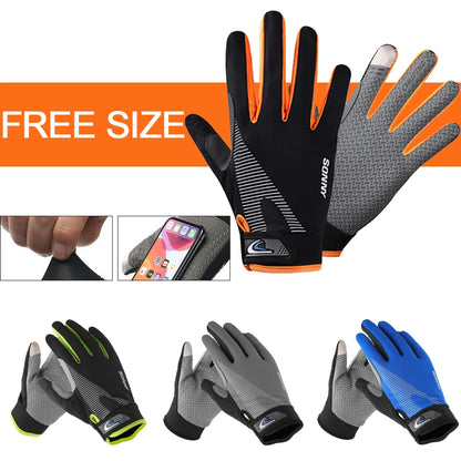 Sun Protection Ice Silk Gloves - Anti-Slip Breathable Anti-UV Sports Gloves