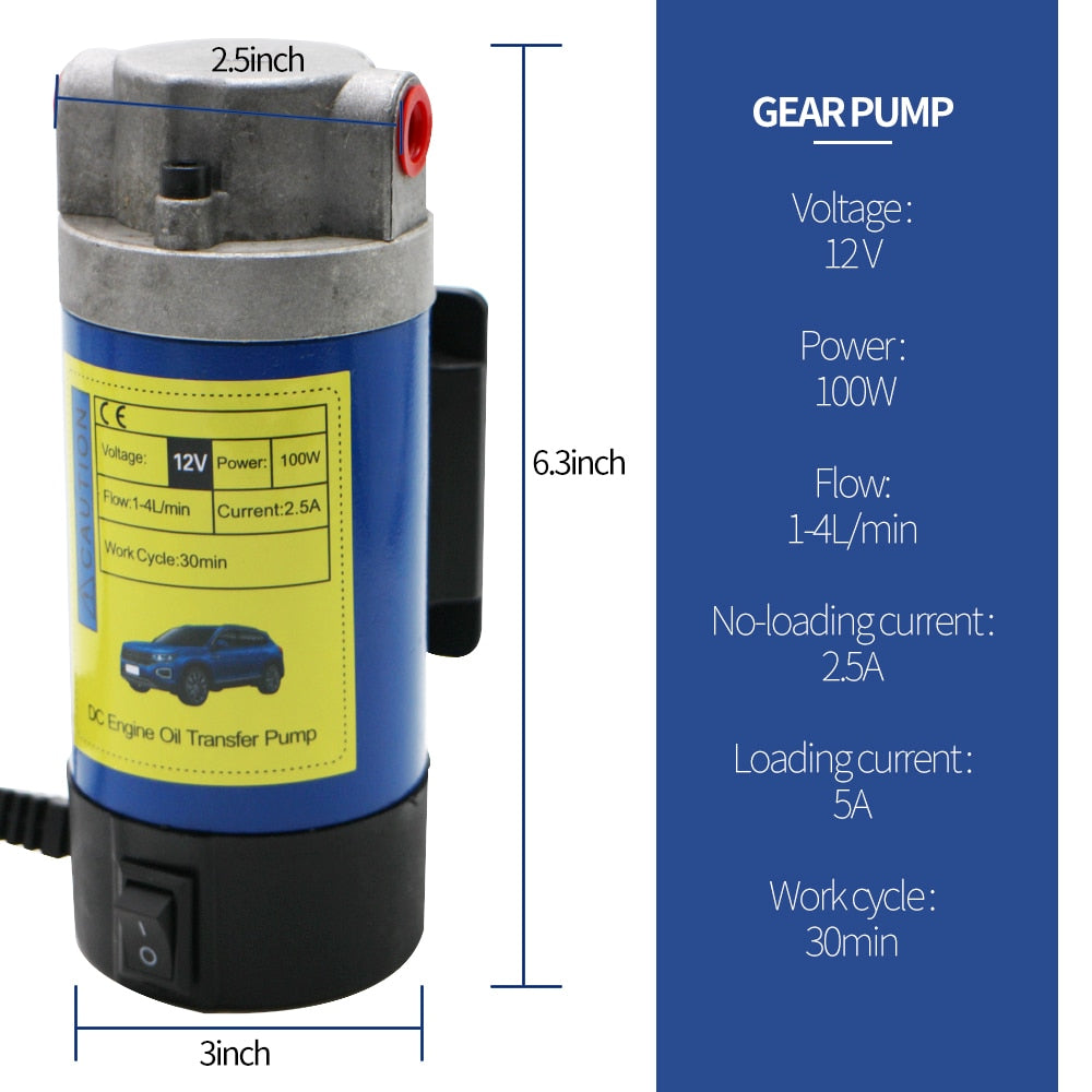 Fuel Oil Extractor / Transfer Pump 12V