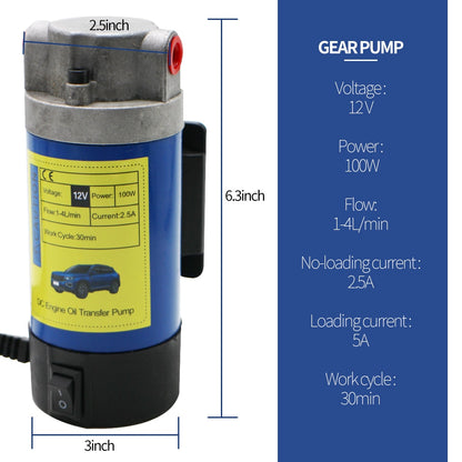 Fuel Oil Extractor / Transfer Pump 12V