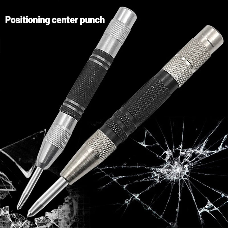 Automatic Center Punch - Adjustable Spring Loaded Metal Drill Tool