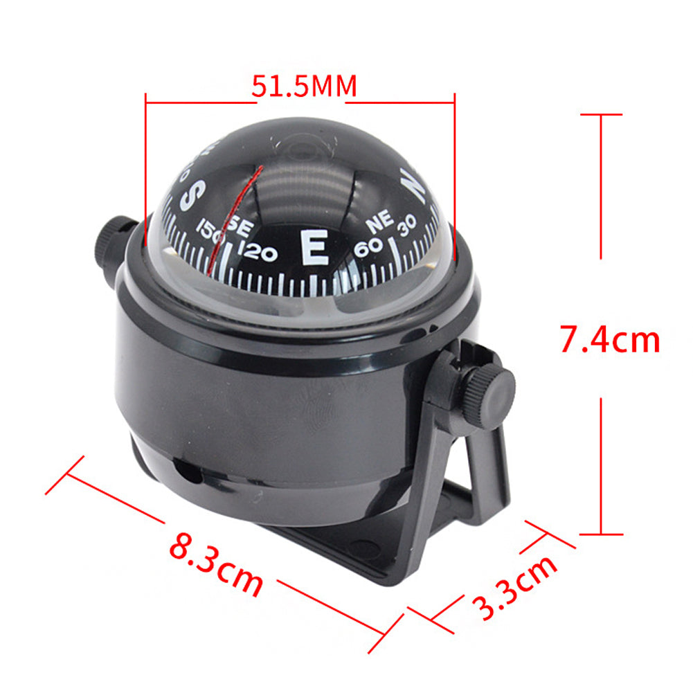 Waterproof Nautical Pivoting Marine Boat Compass With Electronic LED Light For Navigation Positioning