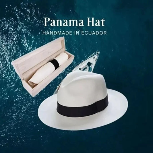 Handmade Panama Hat - Sun Protection Straw Hat for Men & Women