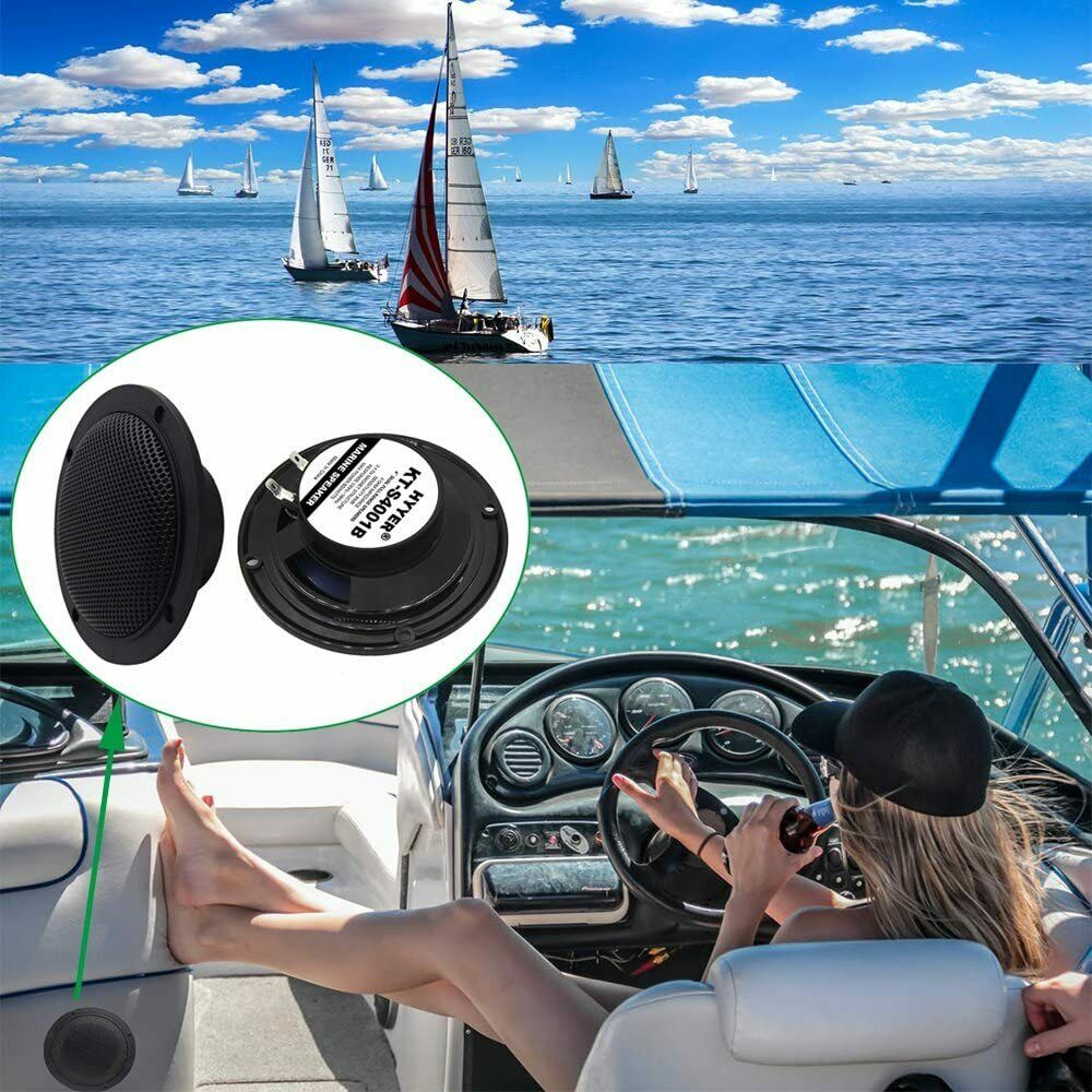 4" 160W Marine Boat Waterproof Speakers - Herdio - Sail Smart Outlet -