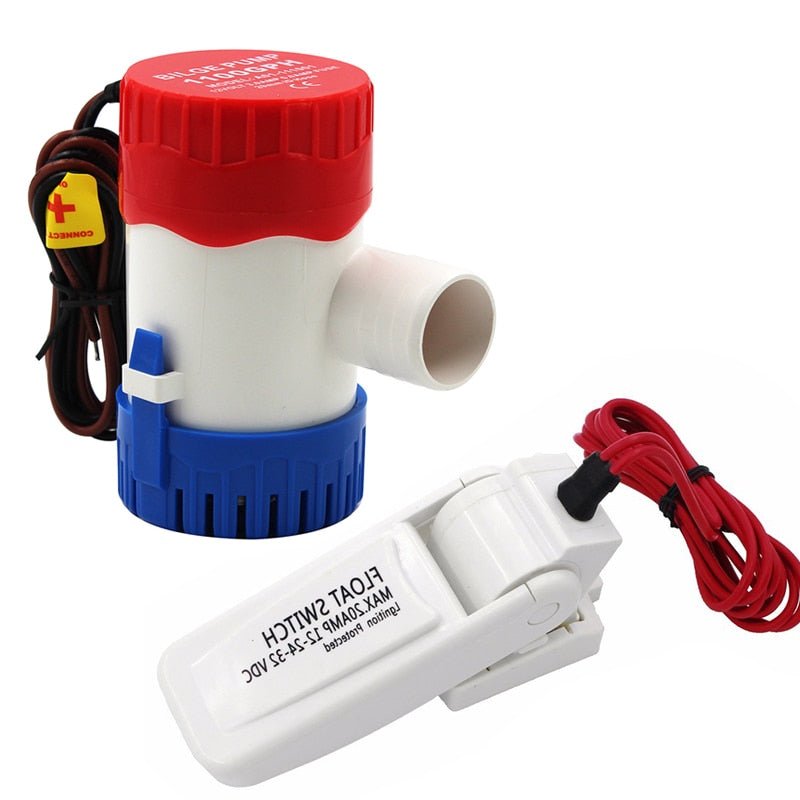 DC 12v/24v Bilge Pump 350-1100GPH - Sail Smart Outlet -